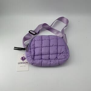 Lexsion Ultralight Purple Puffer Crossbody/Fanny Pack